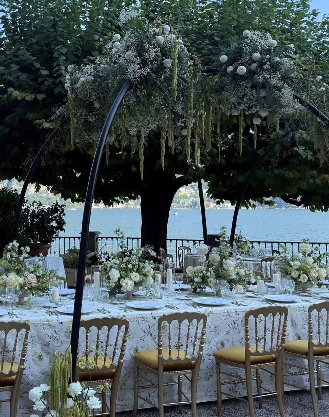 Sfeerbeeld van bruiloft Logan Paul en Nina Agdal